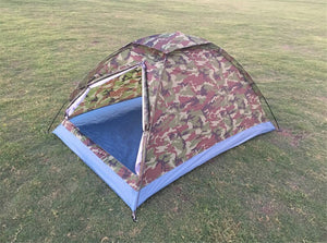 Single Layer 1-2 Person Camouflage Camping Tent
