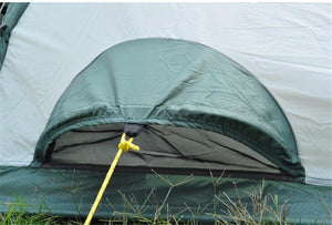 Ultralight Single Layer Green 1-2 Person Camping Tent