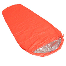 Load image into Gallery viewer, Orange Outdoor Camping Sleeping Bag