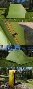 Dark Green Outdoor 1-2 Person Camping Tent