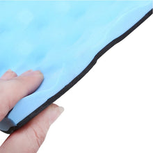 Load image into Gallery viewer, Foam Backed Blue Camping Mat