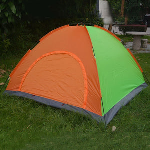 Two Roomed Double Layer 3-4 Person Camping Tent
