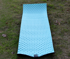 Foam Backed Blue Camping Mat