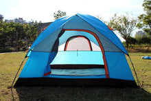 Load image into Gallery viewer, Double Layer One Roomed 3-4 Person Camping Tent