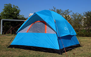 Double Layer One Roomed 3-4 Person Camping Tent
