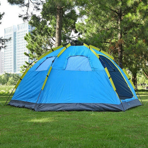 Automatic Singe Layer 6-8 Person Large Camping Tent