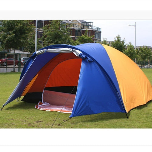 Outdoor Double Layer 3-4 Person Camping Tent
